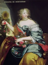 Portrait de Françoise-Athénaïs Rochechouart de Mortemart (1641-1707) Marquise de Montespan